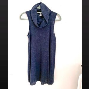 BDG blue swing turtleneck dress